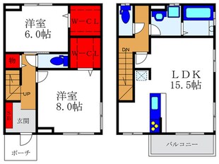 プラハロ－ゼの物件間取画像